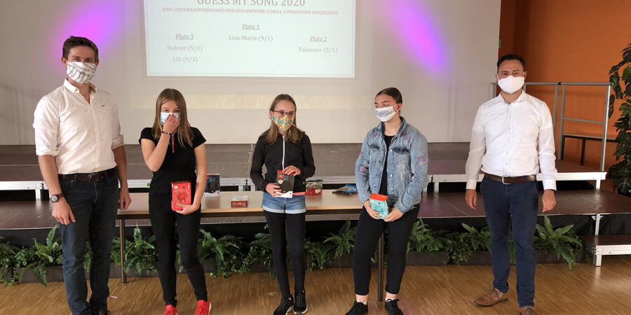 Guess my song 2020 – Ein Liederrateprojekt des Geschwister-Scholl-Gymnasiums Guess my song 2020 – Ein Liederrateprojekt des Geschwister-Scholl-Gymnasiums