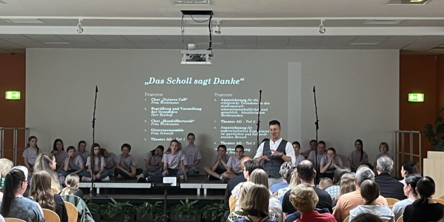 Scholl sagt Danke für besonderes Engagement! Scholl sagt Danke für besonderes Engagement!