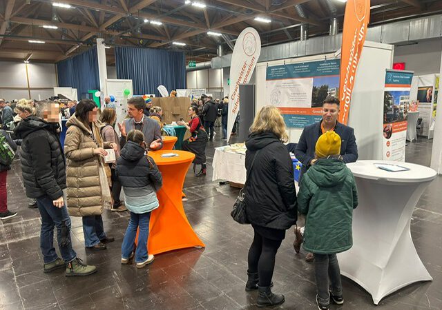 Scholl-Stand auf der Schulmesse stark besucht